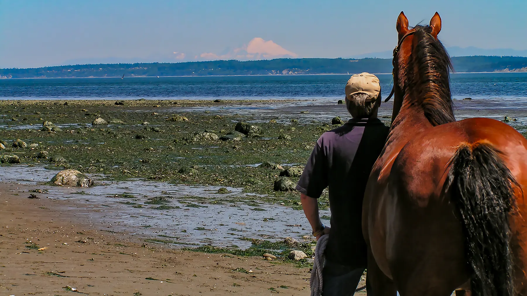 Norm and Tsigi on Marrowstone East Beach