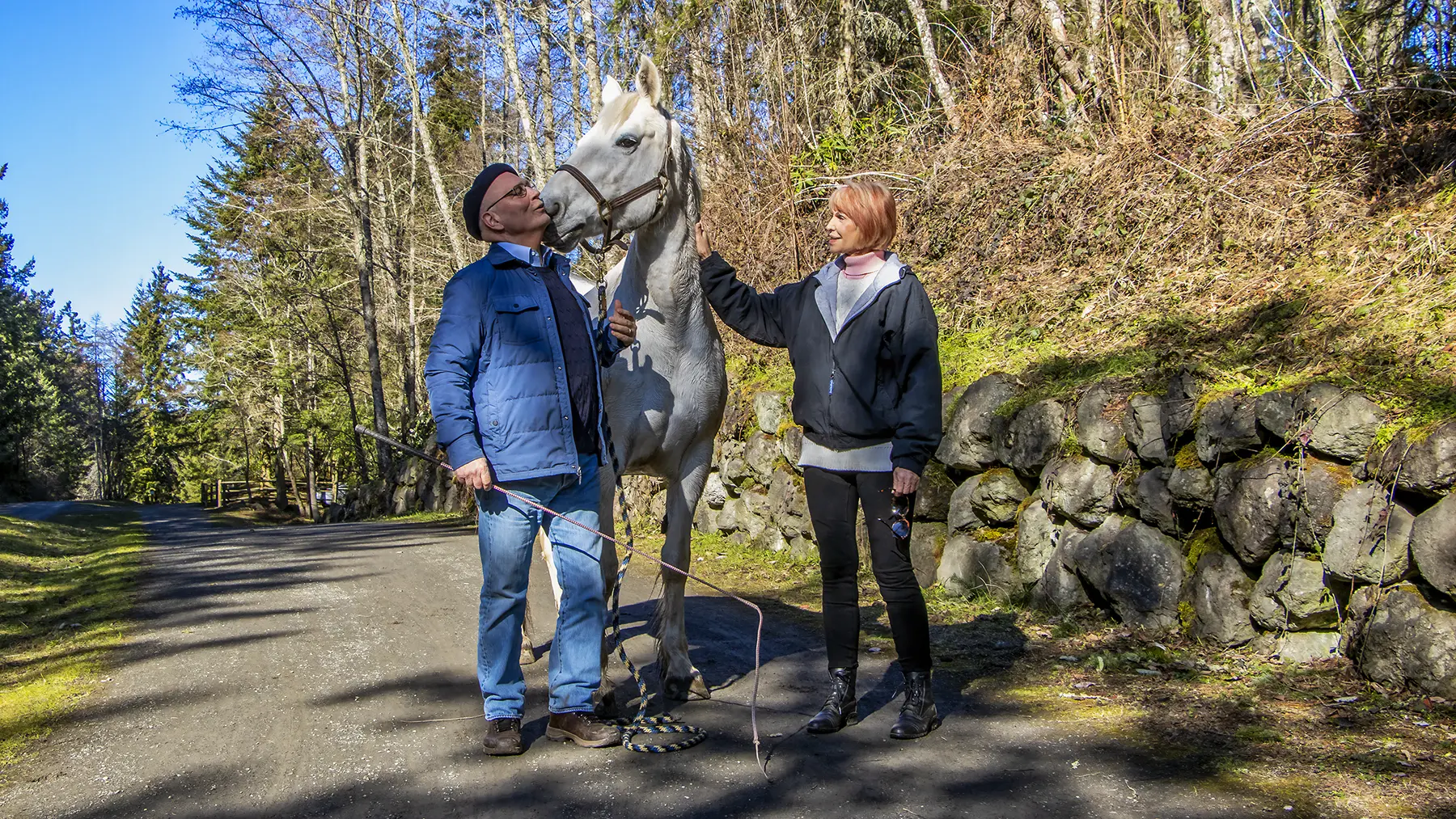 Winny and friends on the Larry Scott Trail